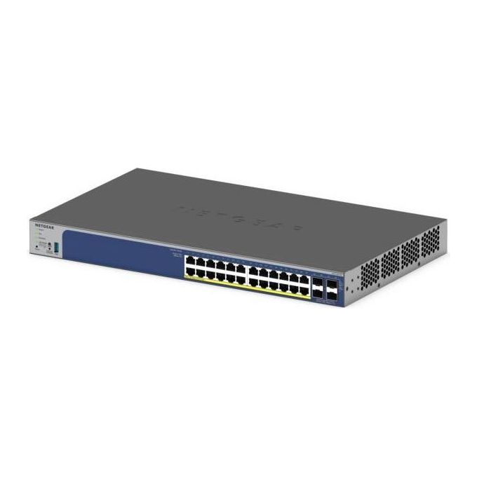 NETGEAR GS728TXP-300EUS GS728TXP Switch Smart Gestito L2-L3 24 porte Gigabit PoE+ 4 porte SFP+ 10Gb colore Nero