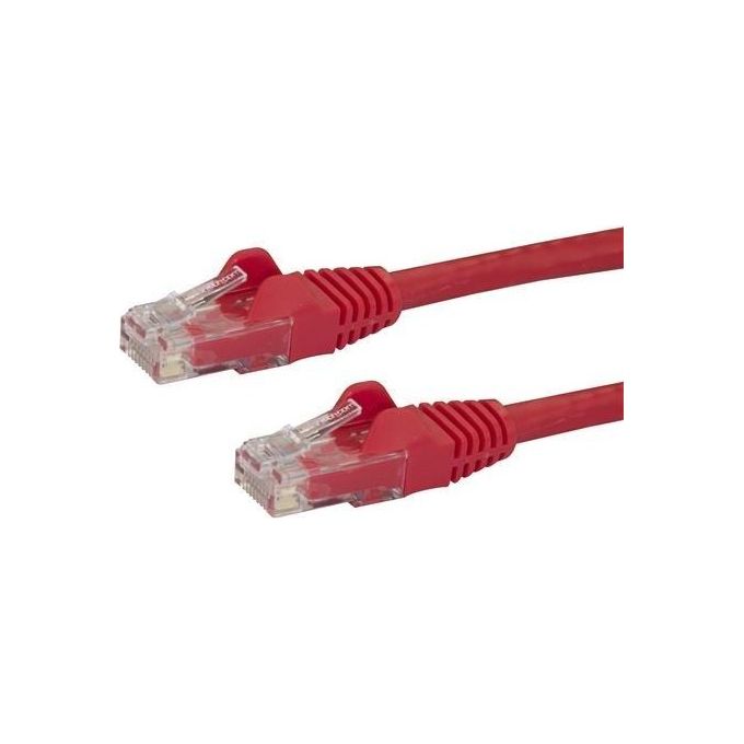 StarTech.com 2m Cat6 Red Snagless Gigabit Ethernet Rj45 cavo maschio maschio