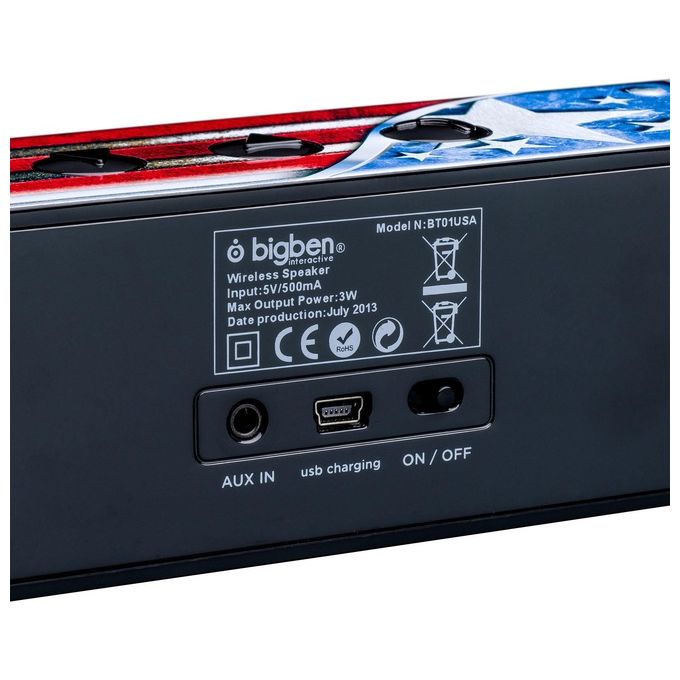 Big Ben Speaker Bluetooth Usa Flag