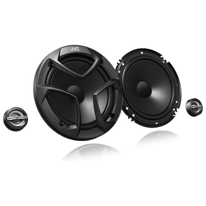 JVC CS-JS600 Altoparlanti Auto 2 Vie 300W 165 mm Membrana Fibra di Carbonio Tweeter Neodimio 92 dB