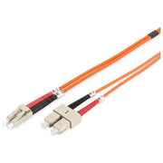 Digitus cavo fibra ottica lc a sc multimode duplex 50-125 mt.10 (al-5lcsc-10i)