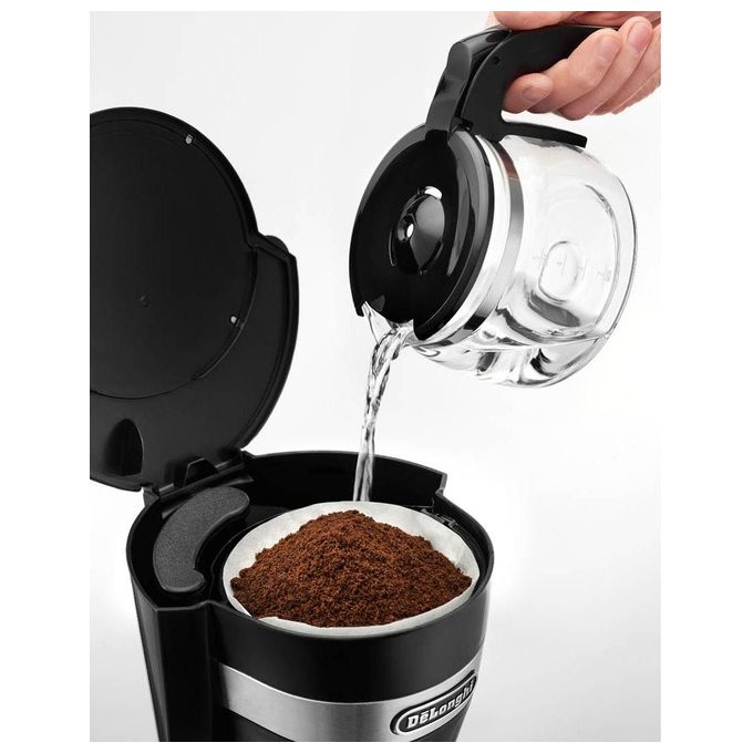 De longhi icm 14011 macchina caffe' americano 5 tazze 065l filtro permanente nero
