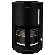 KRUPS ProAroma Macchina da Caffe' Filtro 1,25Lt per 15 Tazze Colore Nero Design Funzionalita' Ottimale