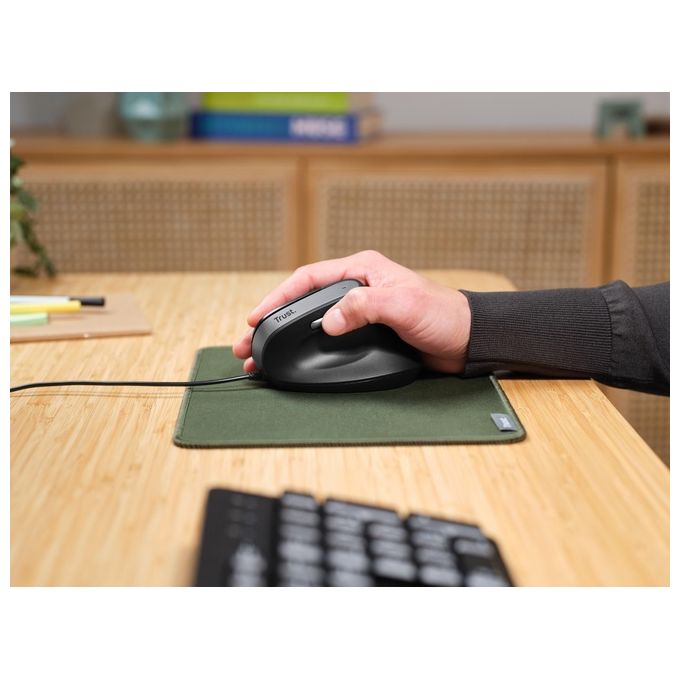 Trust Bayo II Mouse Ergonomico Mano Destra Usb Tipo A 2400 Dpi