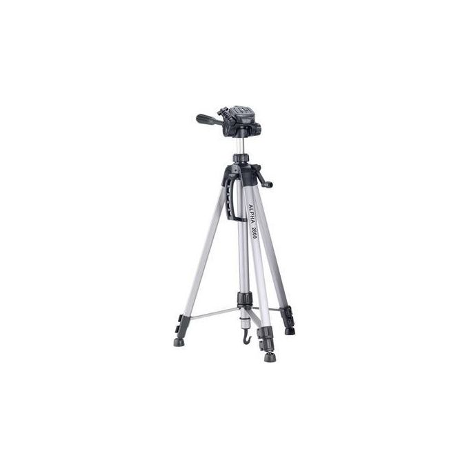 Cullmann ALPHA 2800 Alpha Treppiede con Testa a 3 Vie e Sistema di Sgancio Rapido Altezza Max 184.5 cm Peso 1.25 Kg colore Argento