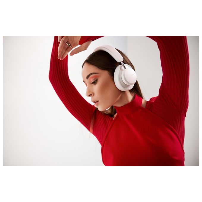 Urbanista 44257 Miami Auricolare Wireless A Padiglione con Cancellazione Attiva del Rumore Bluetooth 5.0 USB Tipo-C colore Bianco