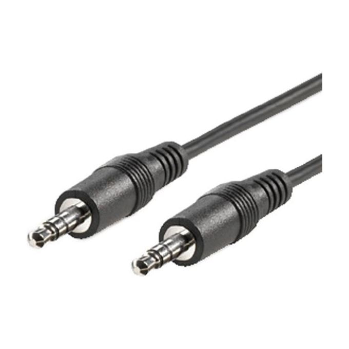 Link cavo stereo jack 3.5 mm. prolunga scheda audio per cuffie-casse maschio-maschio mt.5