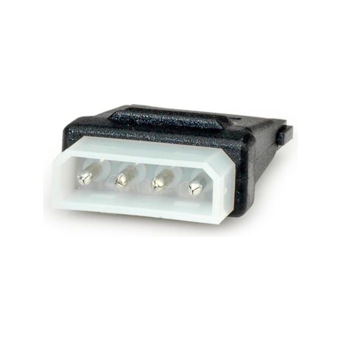 Link Cavo Adattatore Alimentazione Sata 15 Poli A 90 Gradi - 4 Pin Molex Cm.0.15