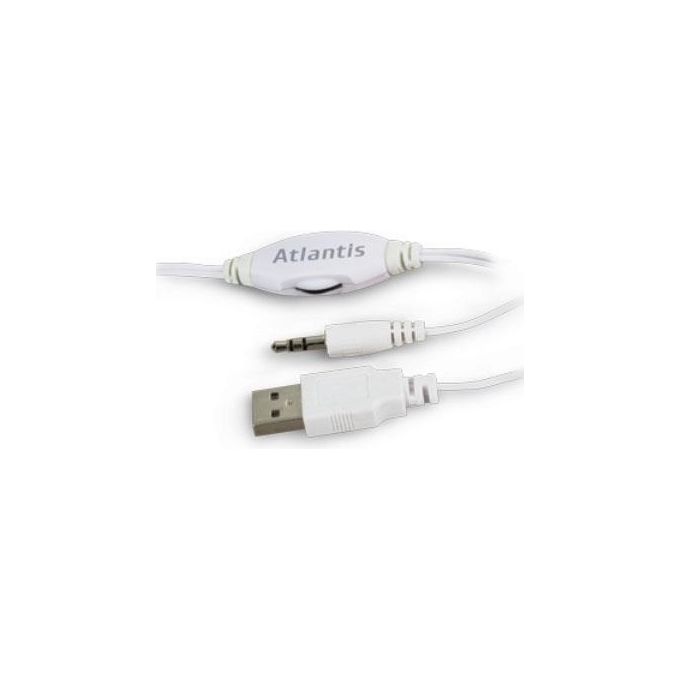 Atlantis Casse 440w Bianche Mini per Pc e Portatile Usb