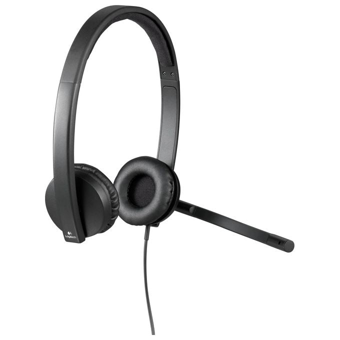Logitech H570e Cuffie con Microfono USB Cancellazione di Rumore Compatibili con PC-Mac-Laptop