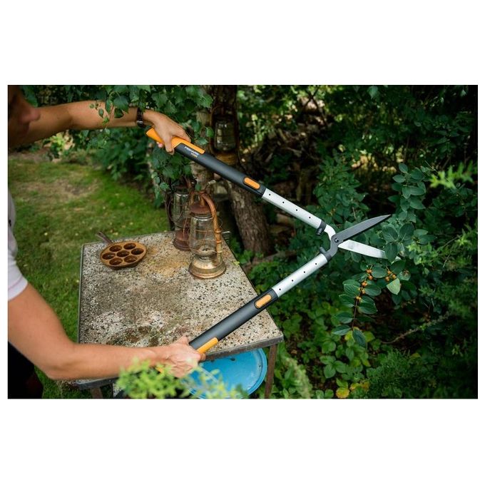 Fiskars SmartFit HS86 Cesoie Telescopiche per Siepi