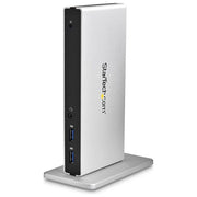 StarTech Docking Station Universale per Laptop USB 3.0 a doppia uscita DVI Gigabit Ethernet con adattatori HDMI - VGA