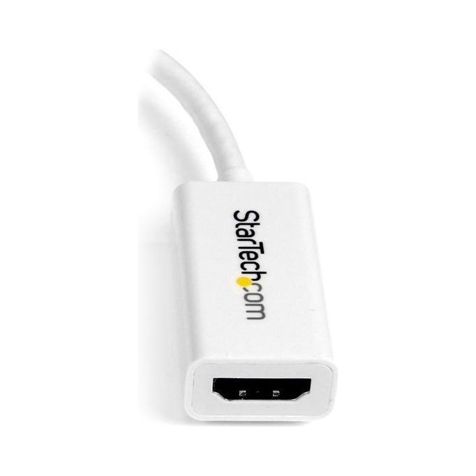StarTech Adattatore mini DisplayPort a HDMI 4k a 30Hz - Convertitore attivo  mDP 1.2 a HDMI 1080p per Mac Book Air - Mac Book Pro - Bianco