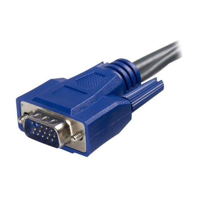 StarTech Cavo KVM ultra-sottile VGA USB 2 in 1 1,8 m