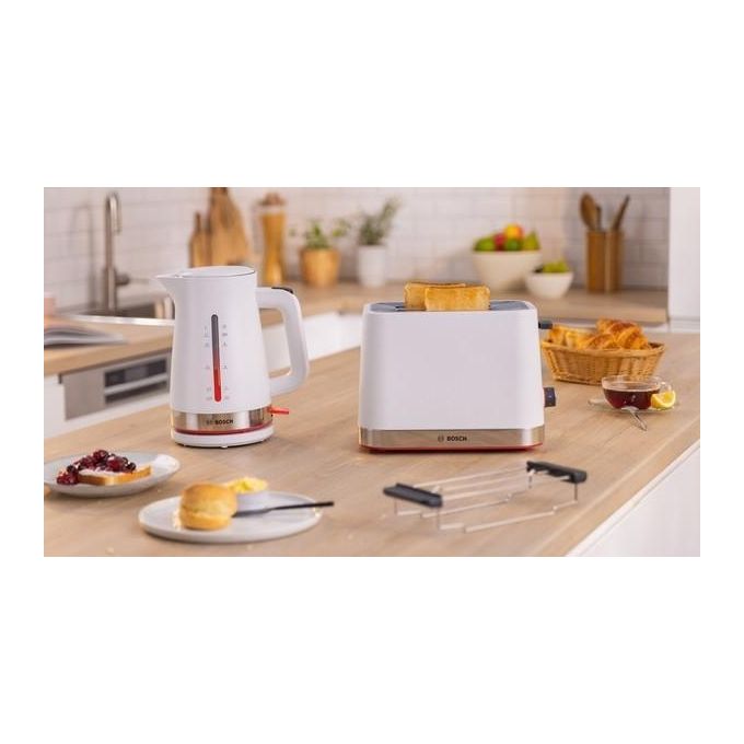 Bosch TAT4M221 MyMoment Tostapane 2 Fette 950 W Bianco