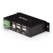 StarTech Resistente hub USB per settore industriale a 4 porte predisposto per il montaggio
