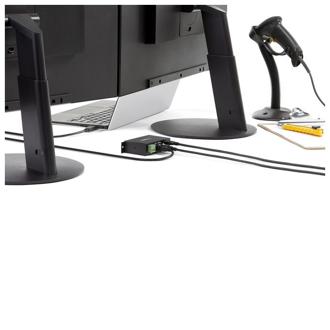 StarTech Resistente hub USB per settore industriale a 4 porte predisposto per il montaggio