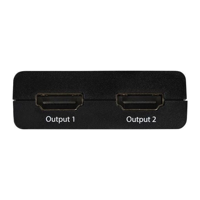 StarTech Sdoppiatore Splitter HDMI 4k @ 30hz 1x2 da 1 a 2 porte Alimentato con Adattatore o USB