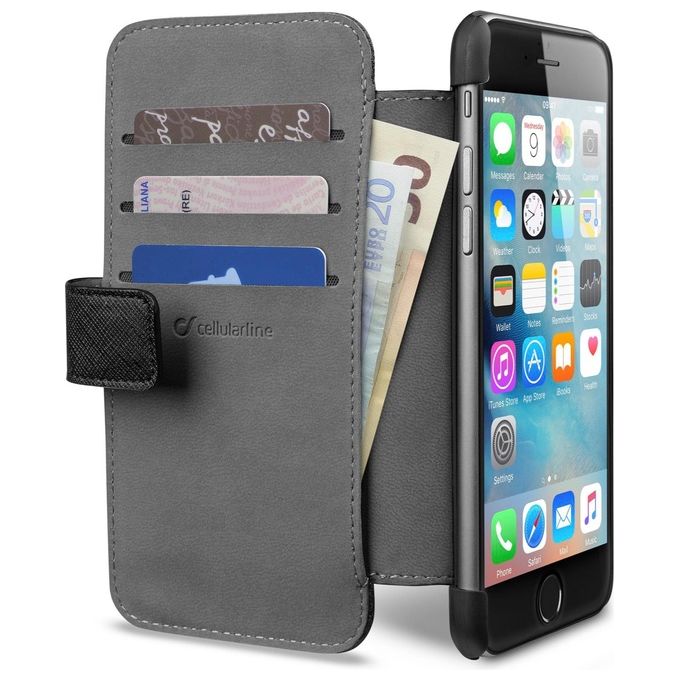 Cellular Line Custodia  Book Agenda iPhone 6 4.7'' Nero