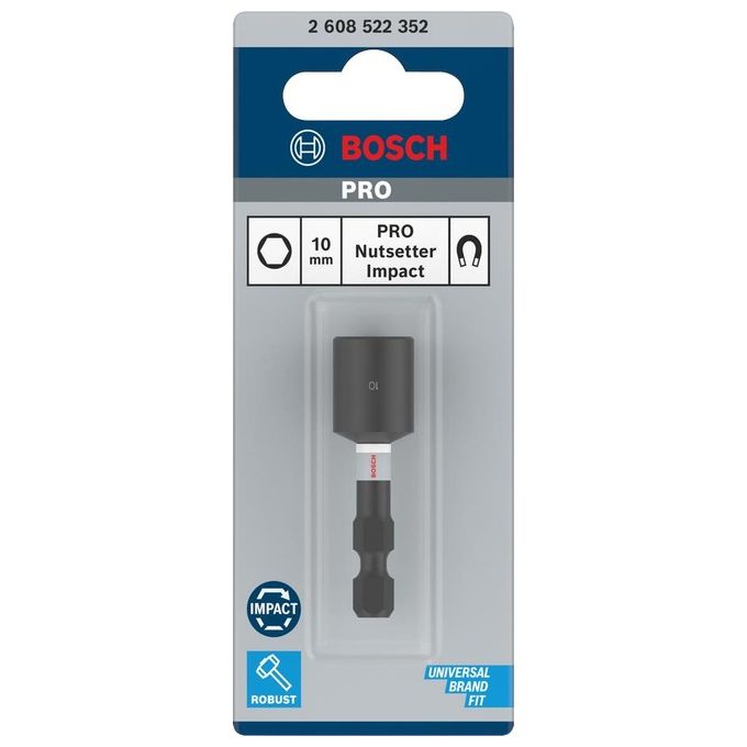 Bosch Inserto Giravite A Bussola 10Mm 1-2
