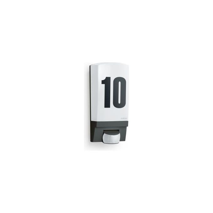 Steinel L1 Lampada da Parete con Sensore di Movimento 180° IP44 IK07 E27 colore Bianco