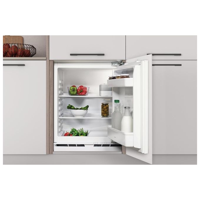 Indesit INBUL021 Frigorifero da Incasso Sottotavolo 144 L 82 cm Classe E 39 dB Porte Reversibili colore Grigio