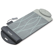 Beurer 25012X0280 MG 280 Yoga Materassino per Yoga e Stretching con Massaggio Shiatsu Vibrazione e Calore colore Grigio