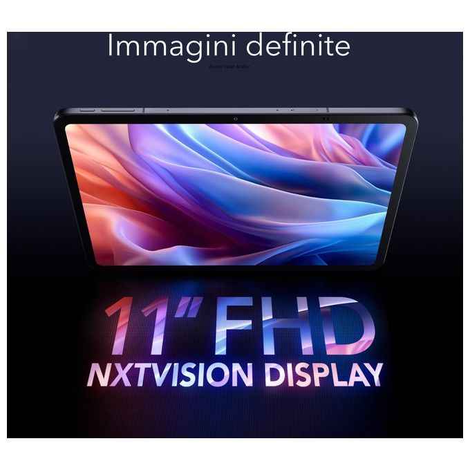 TCL 9491G Tab 11 Gen 2 Tablet Android 11'' NXTVISION 6GB RAM 256GB WiFi Android 14 Batteria 8000mAh colore Grigio