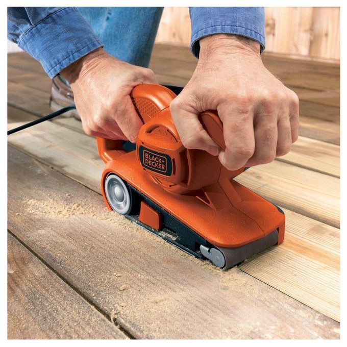 Black+decker KA86-QS Levigatrice a Nastro 720W 75 x 457 mm Arancione