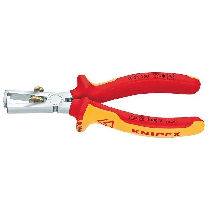 Knipex Pinza Spelacavi Isolata 160mm