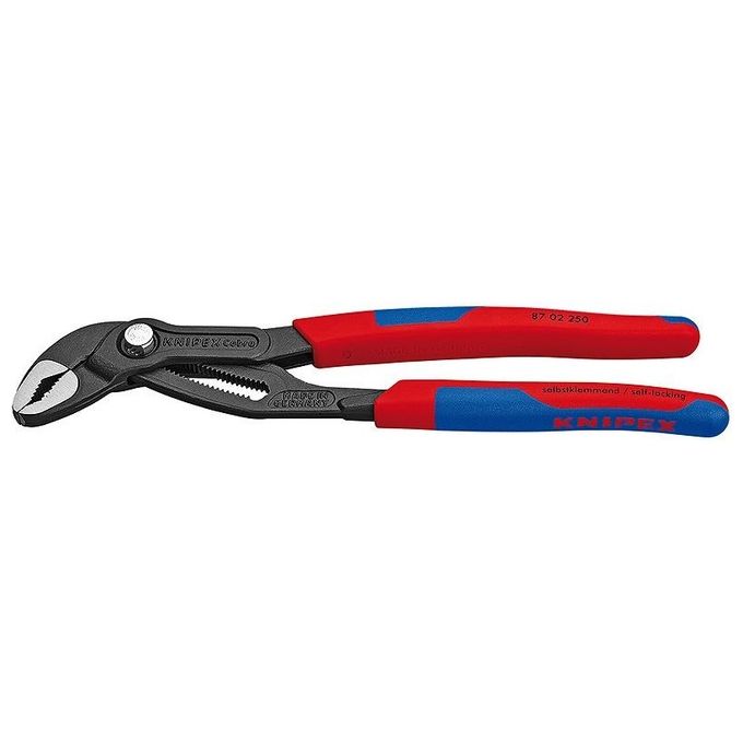 Knipex Cobra Pinza Regolabile di Nuova Generazione per Tubi e Dadi Bonderizzata Grigia 250mm
