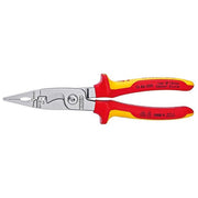 Knipex Pinza per Elettroinstallazioni Cromata Isolati con Manici Rivestiti in Materiale Bicomponente Collaudati VDE 200mm