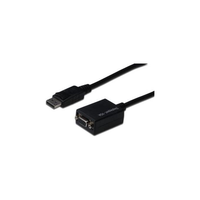 Digitus cavo adattatore displayport dp maschio - vga 15 poli femmina