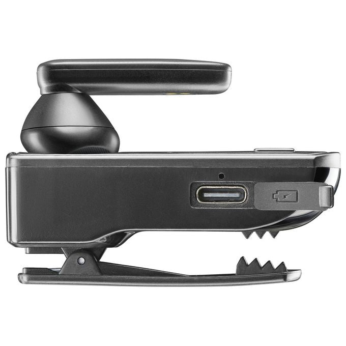 Cellularline BTCLIPPROK Clip Pro Auricolare Mono Bluetooth In-ear con Base di Ricarica e Clip Bluetooth 5.3 ANC 5h colore Nero