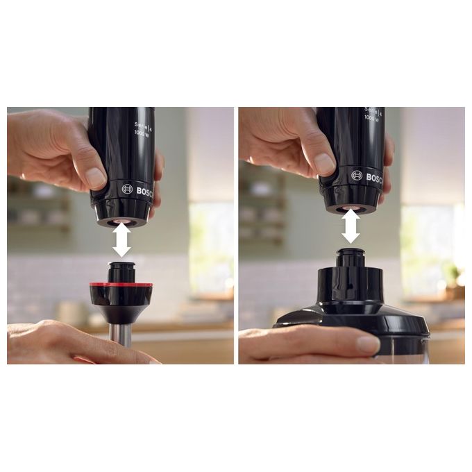 Bosch MSM4B621 Serie 4 ErgoMaster Frullatore ad Immersione 1000 W QuattroBlade 0.6 L colore Antracite
