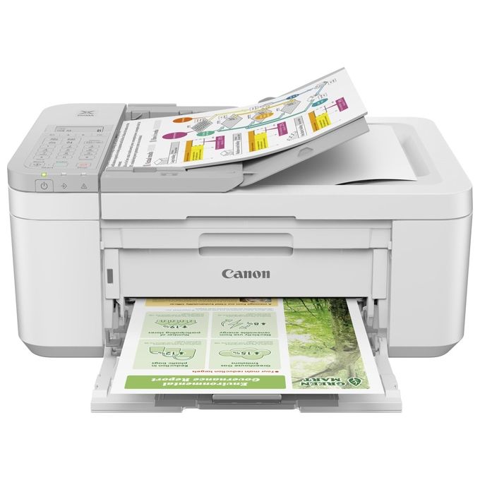 Canon TR4756I PIXMA Stampante Multifunzione Inkjet A4 4800x1200 DPI Wi-Fi Stampa Copia Scanner Fax colore Bianco
