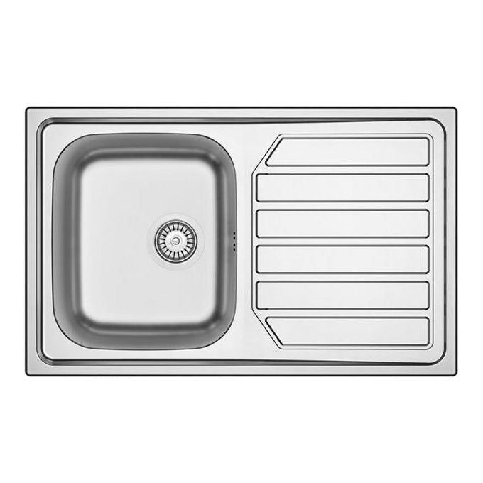 Apell ID861ILBC Linea Idea Lavello 1 vasca con gocciolatoio spazzolato (86x50 cm) colore Inox