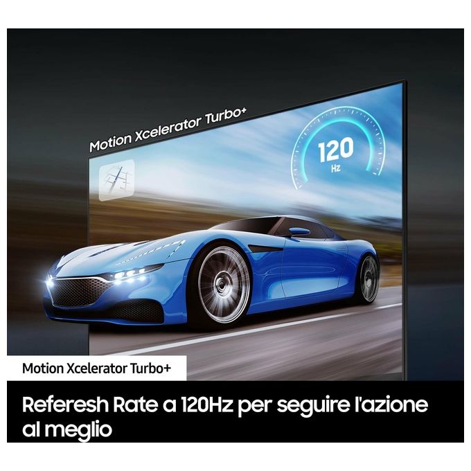 Samsung QE75Q70DATXZT Q70D Smart TV QLED 4K 75'' Quantum Processor 4K AirSlim HDR10+ Motion Xcelerator Wi-Fi colore Nero