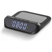 Cellularline WIRELESSCLOCK2K Sveglia Digitale con Caricatore Wireless 15W display LCD USB colore Nero
