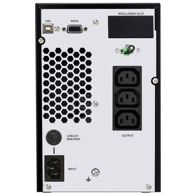 Tecnoware Power Systems 1200 EVO DSP PLUS Gruppo di Continuita' UPS On-Line 1200VA 1080W 0,9 PFC Attivo Bypass Automatico Slot SNMP-MODBUS colore Nero