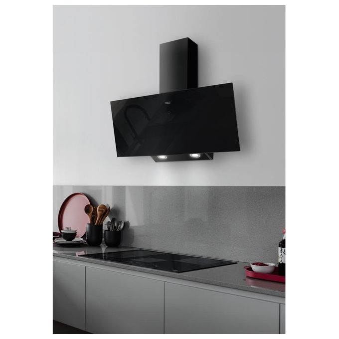 Franke FVT 905 BK A Vertis Cappa a Parete 90 cm 580 m³-h Classe A 67 dB Touch Control colore Nero