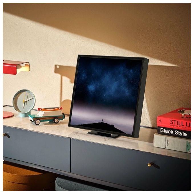 Samsung HW-LS60D-ZF Music Frame Speaker 2.0 6 Altoparlanti Dolby Atmos Wi-Fi Bluetooth AirPlay 2 Spotify Connect Q-Symphony SpaceFit Sound Pro colore Nero