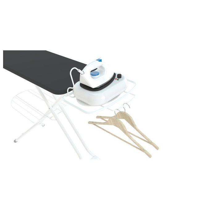 Colombo A122L16W Stella Asse da stiro pieghevole piano 120x40 cm altezza regolabile 95 cm porta caldaia 10 Kg struttura acciaio colore Bianco