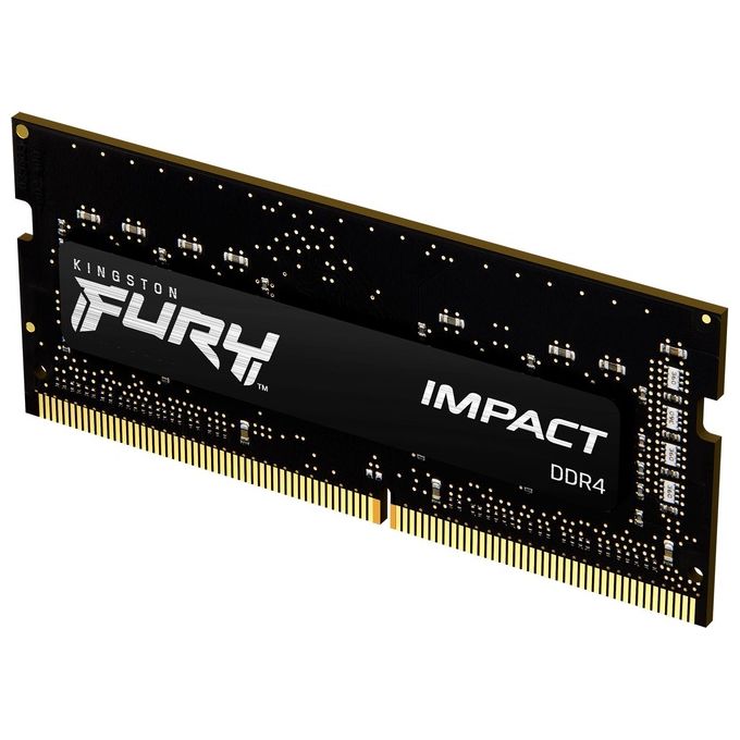 Kingston KF432S20IBK2-32 FURY Impact Memoria RAM 32GB DDR4 3200MHz CL20 SODIMM Kit 2x16GB 1.2V