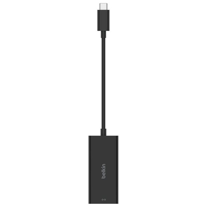 Belkin INC012BTBK Adattatore USB-C a Ethernet 2.5 Gbps 10-100-1000-2500 Mbps Wake on LAN colore Nero