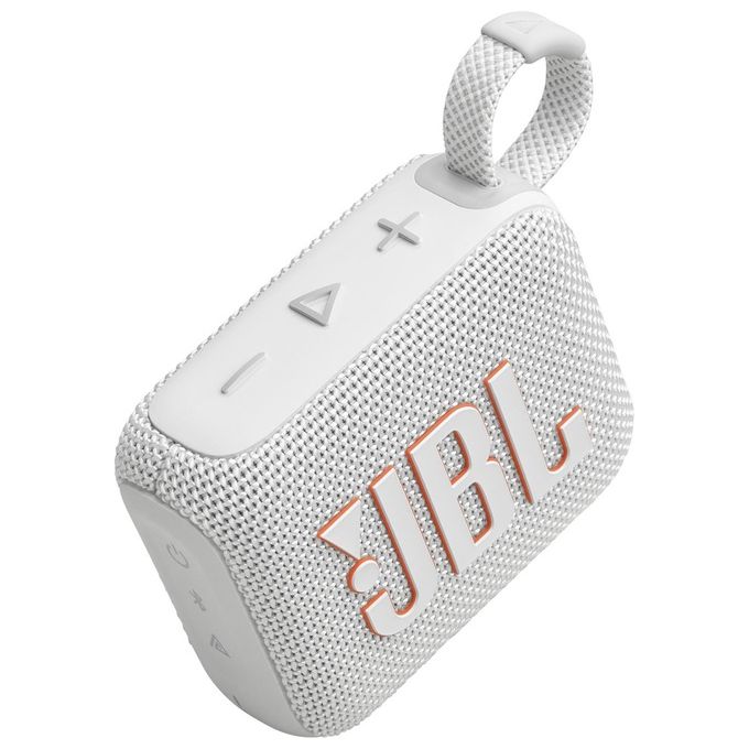 JBL JBLGO4WHT GO 4 Altoparlante Portatile Bluetooth Waterproof IP67 7 h di Autonomia 4,2 W colore Bianco