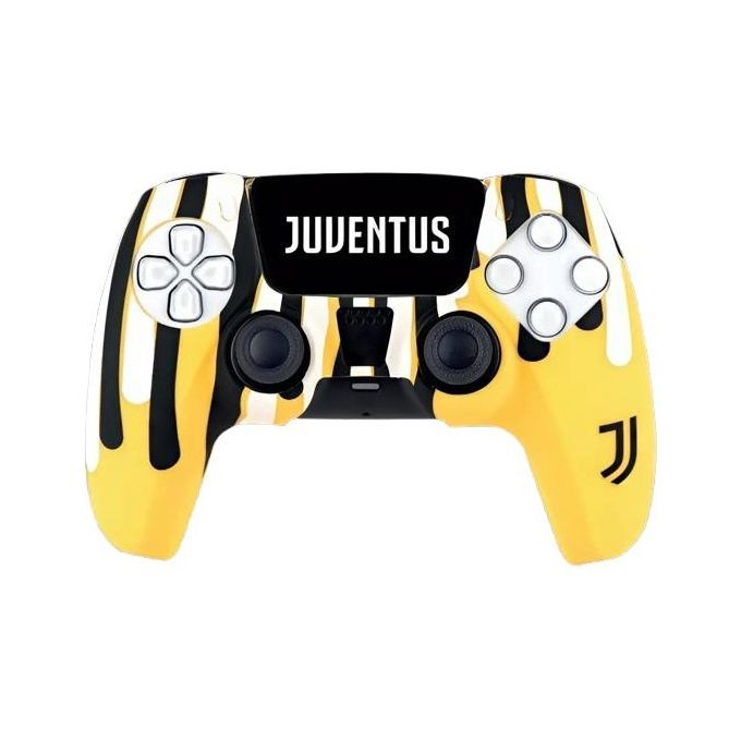 Qubick Cover COP50004 Protezione Ergonomica Antiurto per Gamepad Playstation 5 Juventus