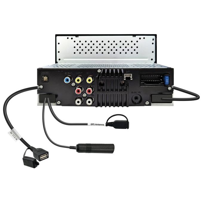 Kenwood, Autoradio 2 DIN, DMX5023DABS, Ricevitore Multimediale, Wi-Fi, Bluetooth, Nero