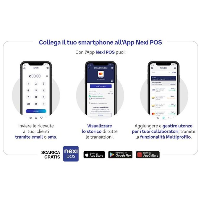 Nexi Mobile Pos Datecs Bluepad
