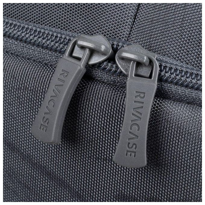 RivaCase 7569 Alpendorf Eco Zaino per Notebook fino a 17.3'' realizzato in Poliestere Riciclato (RPET) resistente all'acqua con scomparto imbottito per laptop e tablet colore Grigio